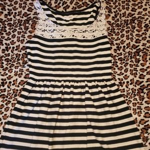 Black Stripped Dress